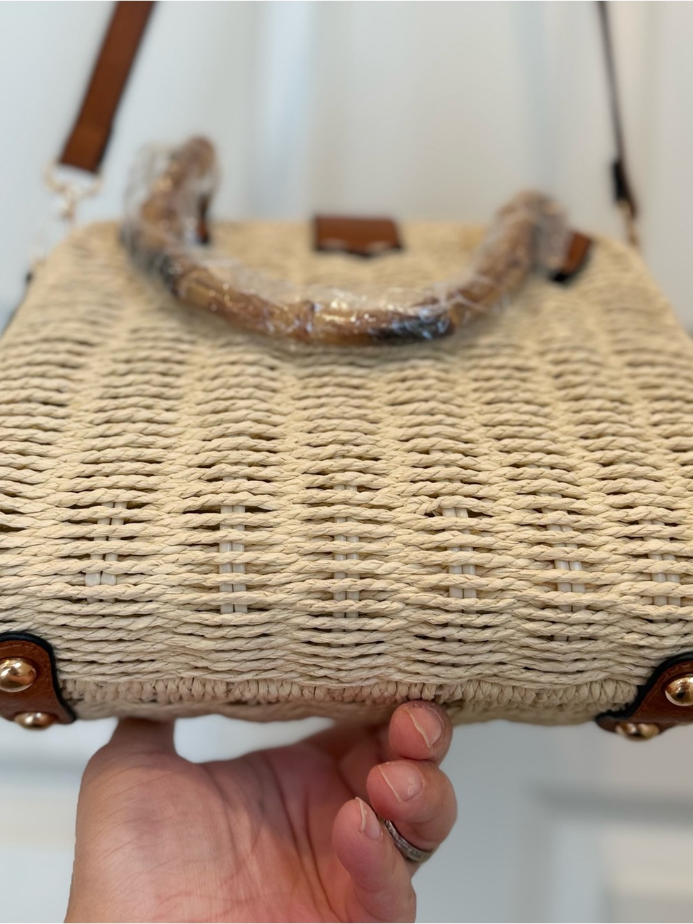 Intrend by Max Mara Bamboo-Handle Trapeze Bag Size: OS Spring /Summer - Picture 12 of 16